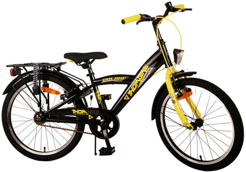 Volare Thombike Kinderfiets - Jongens - 20 inch - Zwart Geel - Twee Handremmen