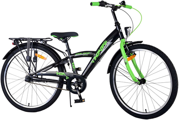 Volare Thombike Kinderfiets - Jongens - 24 inch - Groen Zwart - 3 versnellingen