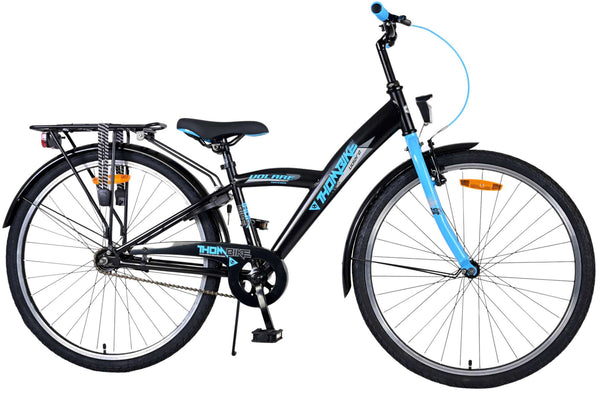 Volare 26 inch fiets thombike zwart blauw 22610