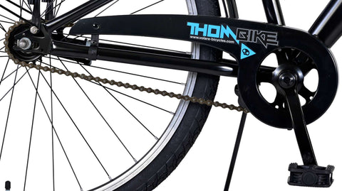 Volare 26 inch fiets thombike zwart blauw 22610