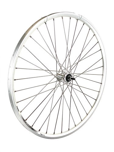 Voorwiel 28 inch 622 zilver rollerbrake spaak 13