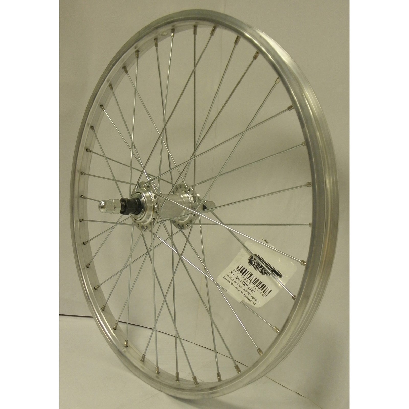 Achterwiel 20-1.75 freewheel alu Alesa 421 Dicta