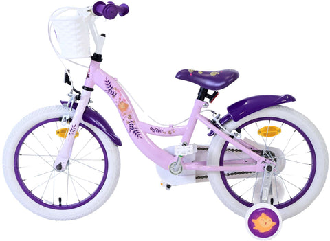 Disney Wish Kinderfiets - Meisjes - 16 inch - Paars - Twee handremmen