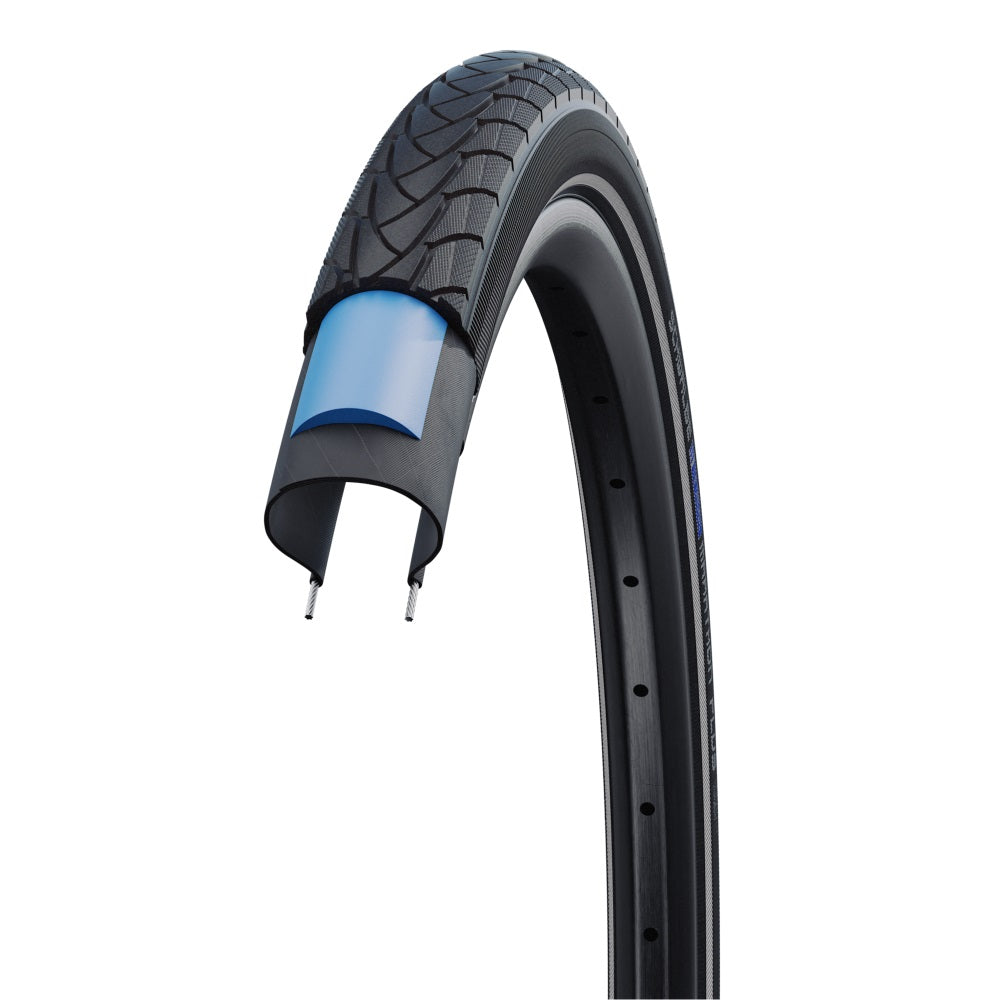 Buitenband Schwalbe 26-1.35 (35-559) Marathon Plus Performance zwart refelectie