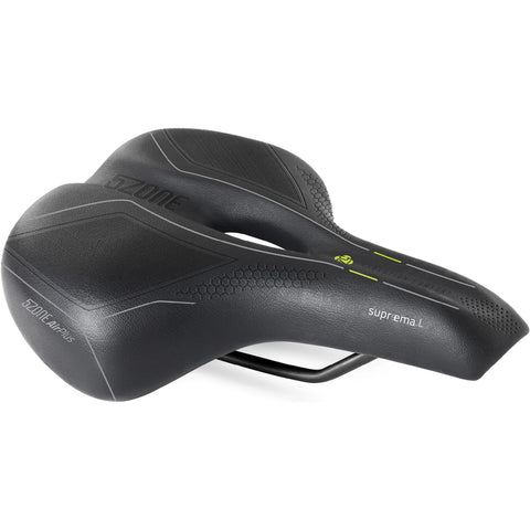 Fietszadel Selle Bassano Suprema 5zone EL Dames met elastomere demping - zwart