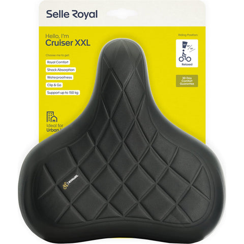 Selle Royal Selle Selle zadel Cruiser Relaxed XXL zwart