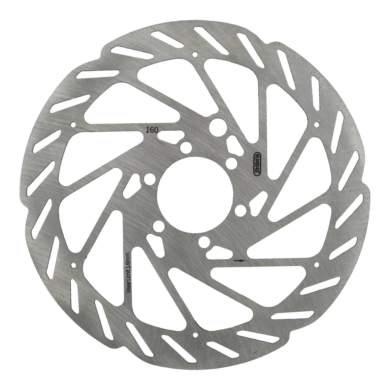 Elvedes Remschijf 6-gaats ø160mm T=1,8mm sensor magneet