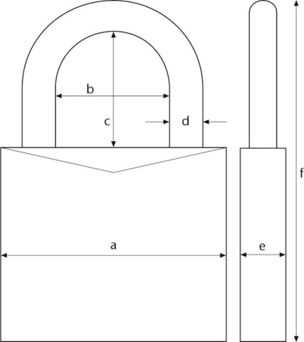 Cadenas numéro Abus 145 20 argent (paquet suspendu)