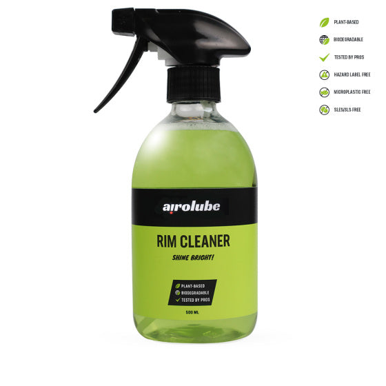 Airolube Rim Cleaner 500 ml est un nettoyant à base de plantes pour les jantes en alliage.