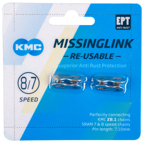 KMC Liaison MissingLink 7 8R EPT argent 7.10mm 7 8v(2)