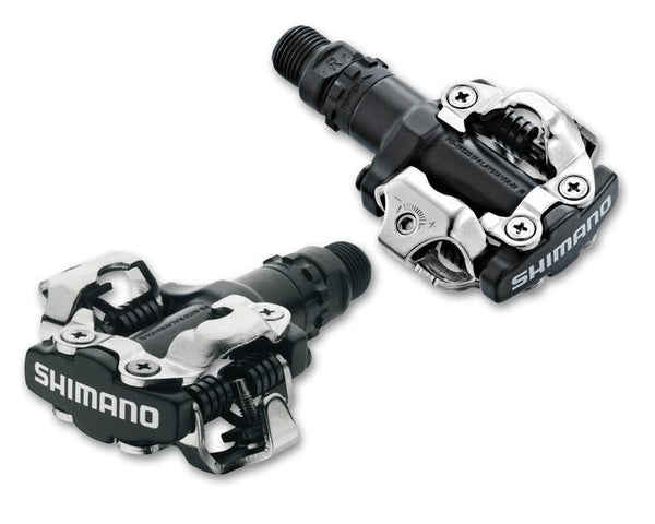 Pedaalset Shimano SPD M520 met schoenplaatjes SM-SH51 - zwart