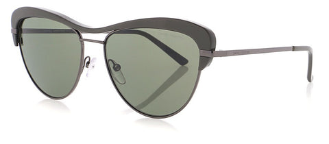 lunettes de soleil DHS253 dames ovales en acier inoxydable cat. 3 vert armée