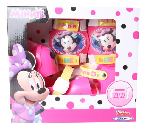 Minnie Mouse Rolschaatsen met Bescherming Meisjes Roze Wit maat 23-27