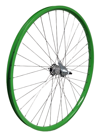 Amk achterwiel 28 inch (622) alloy velg alu groen ventura  remnaaf