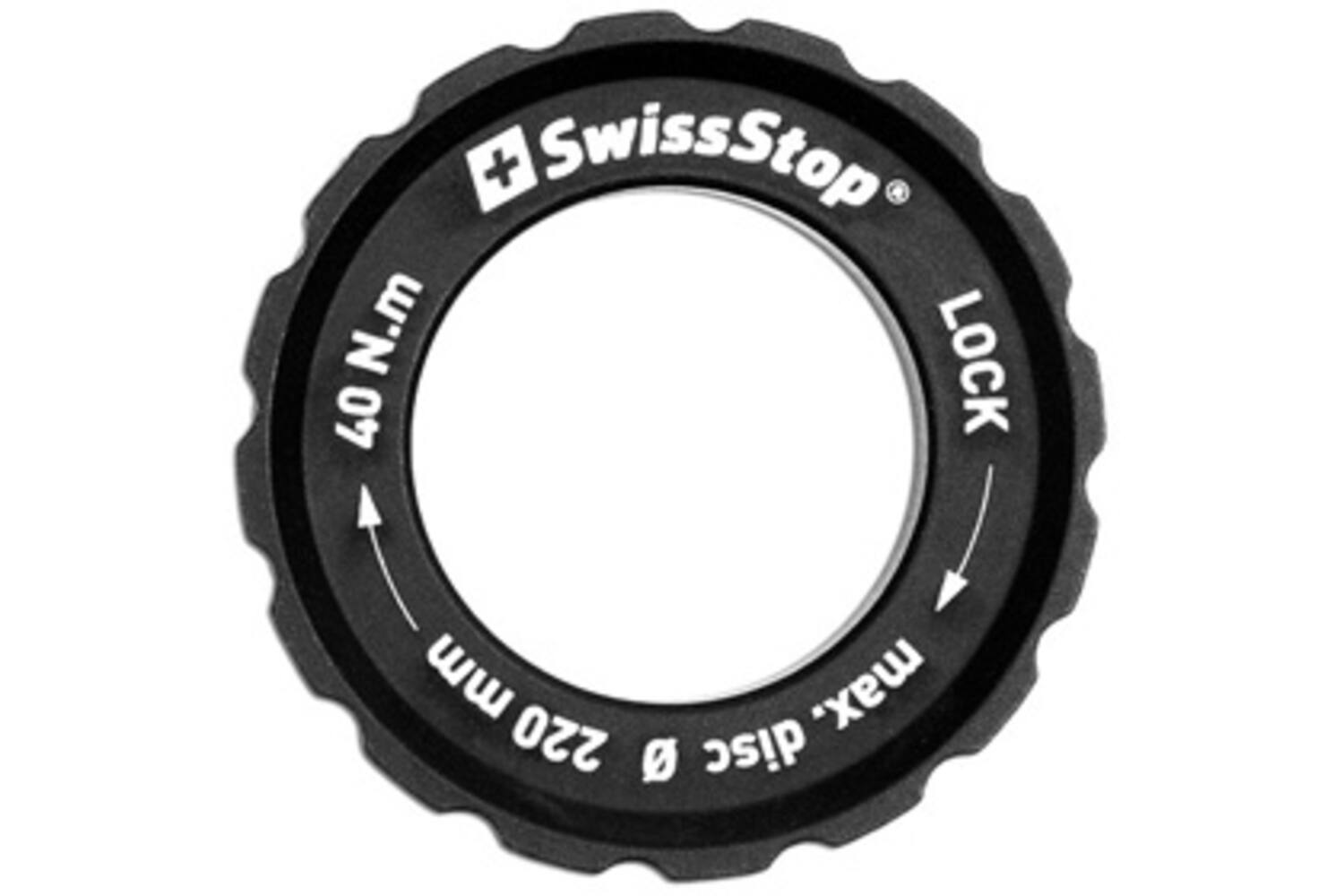 Swissstop - centerlock lockring 220mm max