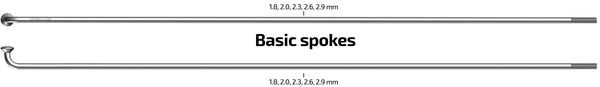 Spaken 262-14 Sapim Leader ø2.00 mm FG 2,3 - RVS (100 stuks)