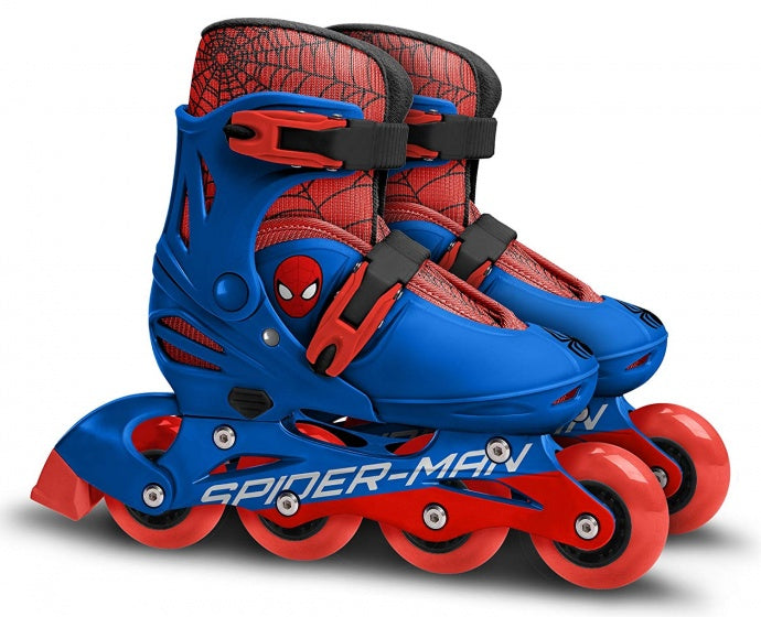 Spider-Man Inline Skates Hardboot Rood Blauw maat 30-33