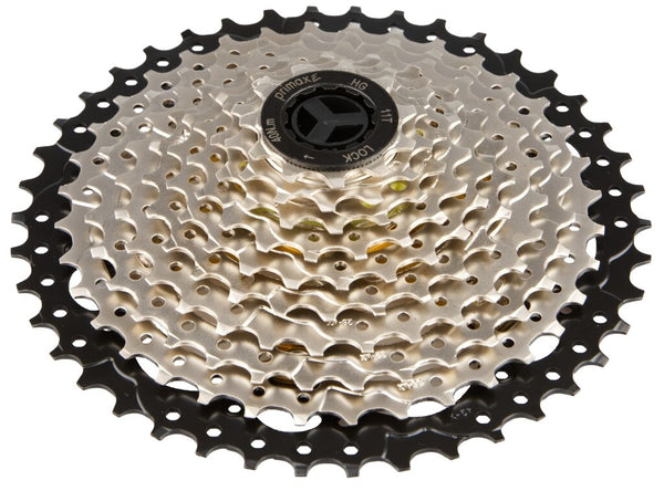 Tecora E cassette 10 speed 11-42t zilver in doosje