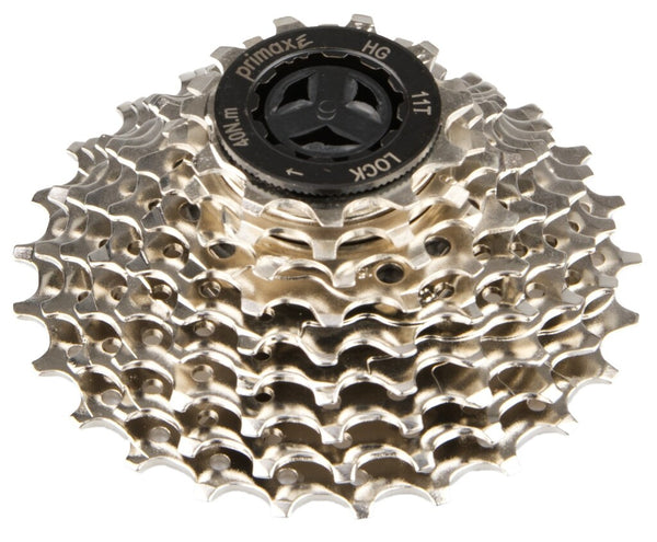 Tecora E cassette 9 speed 11-25t zilver in doosje