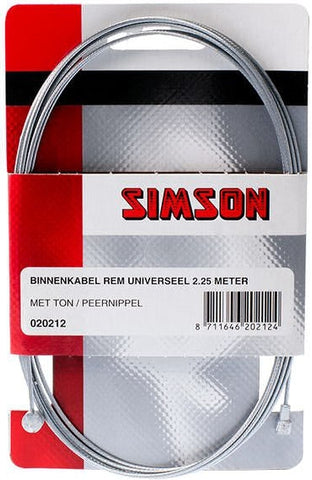 Simson Binnenkabel Rem Uni 2.25 Mtr