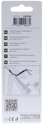 Simson V-Brake Flexibele Remkabelbuis