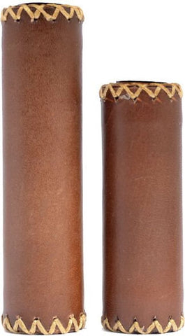 Simson Grips CUIR marron - long court