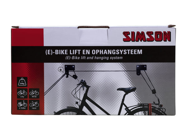 Fiets-lift Simson ophangsysteem