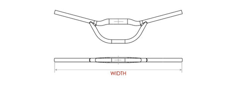 Satori Stuur Aero Ø31.8mm B=700mm mat zwart