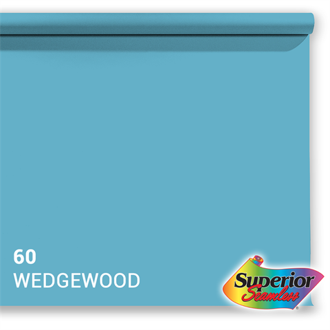 Superior Achtergrondpapier 60 Wedgewood 1,35 x 11m