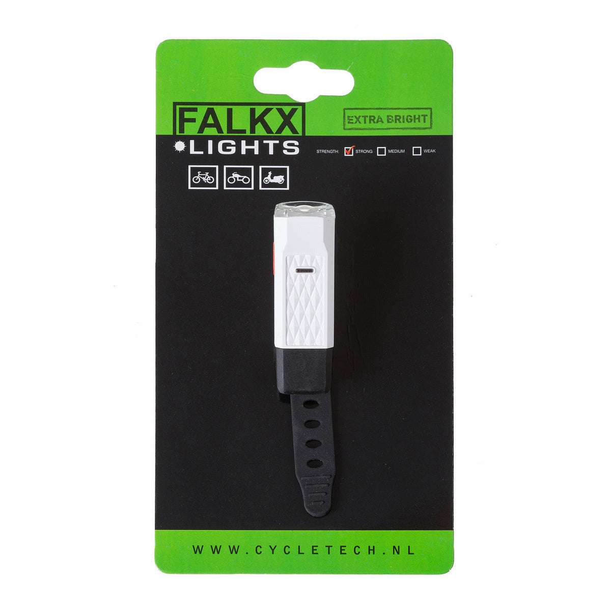 Falkx Mini koplamp LED. USB oplaadbaar