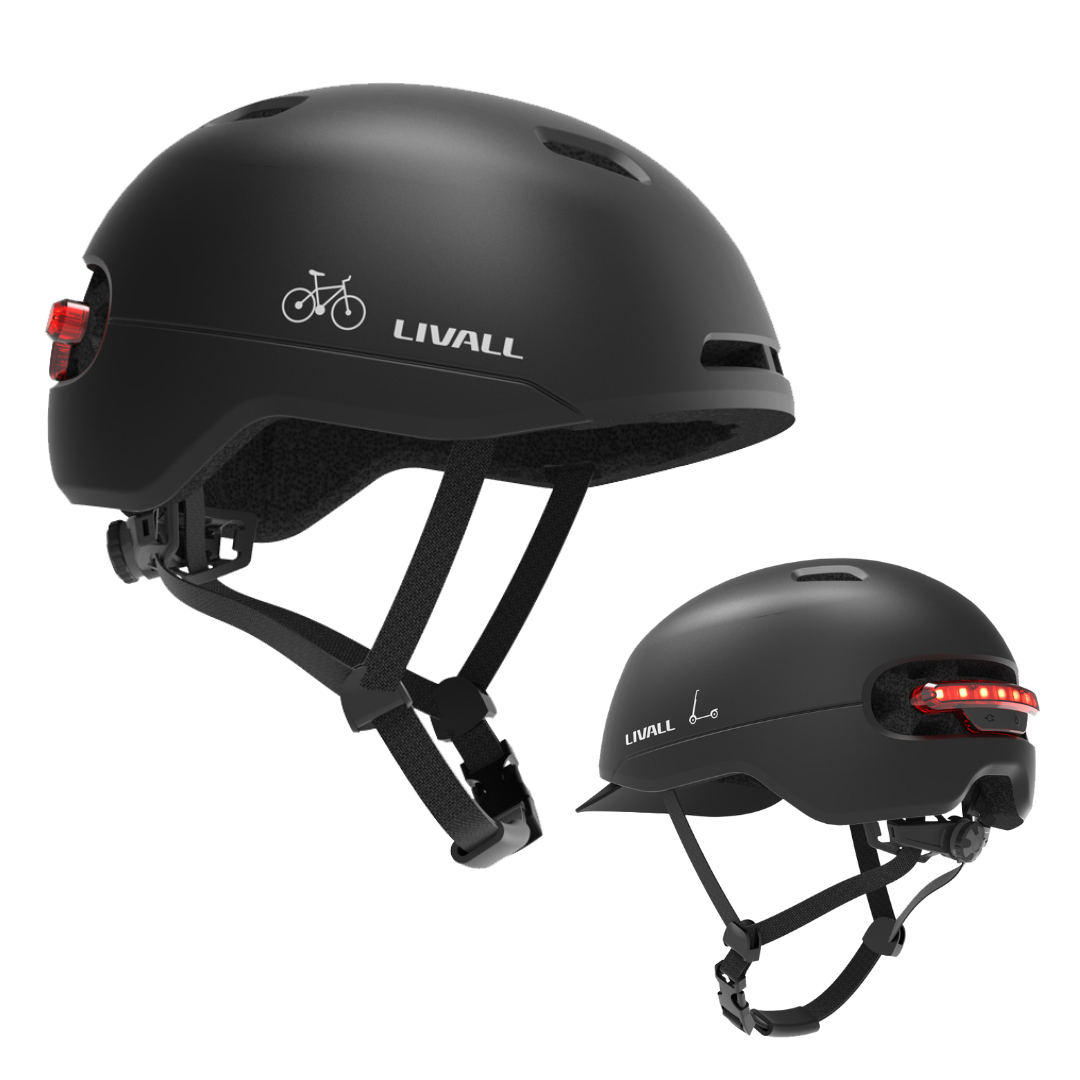 Livall C21 Smart Fiets Helm Medium 52-56 cm - Geschikt voor Speed Pedelec Snorfiets - SOS functie - Remlicht