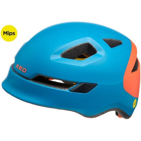 Fietshelm KED Pop Mips - medium (52-56 cm) - petrol orange