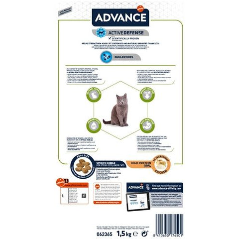 Advance cat junior sterilized chicken