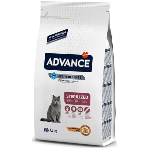 Advance cat sterilized sensitive senior 10+