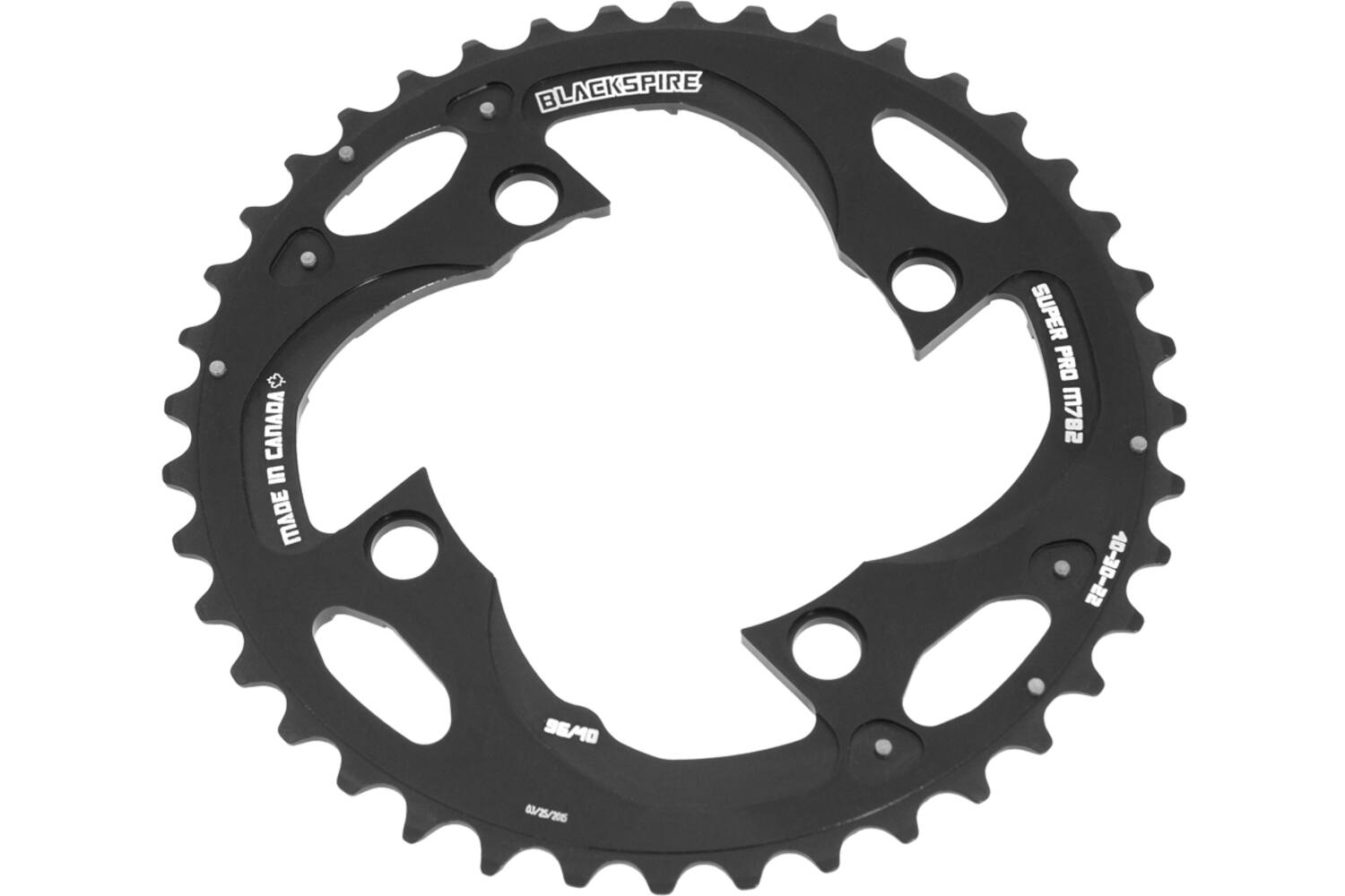 Blackspire - kettingblad mtb super pro 96 42 zwart