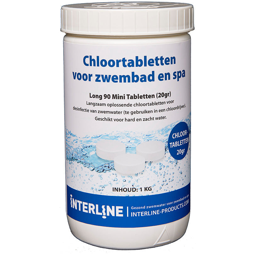 Interline Chloortabletten Long90 20gram 1kg