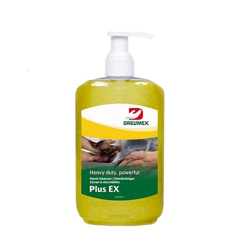 Dreumex zeep geel plus 500gr. flacon met pomp