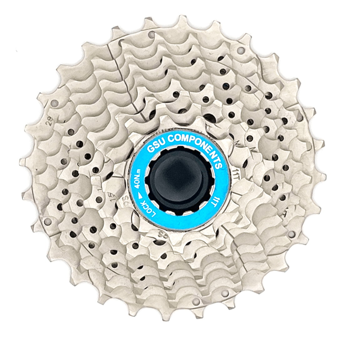 Gsu cassette 9-speed 11-28 tands zilver