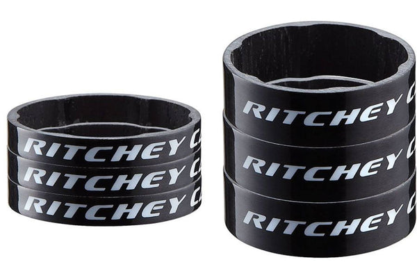 Ritchey - wcs spacer set carbon ud glossy 3x5mm + 3x10mm