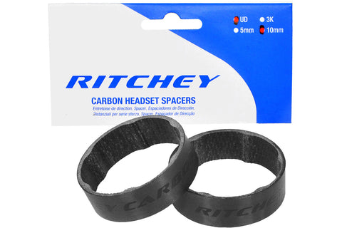 Ritchey - wcs spacer set carbon ud mat 10mm 2 stuks