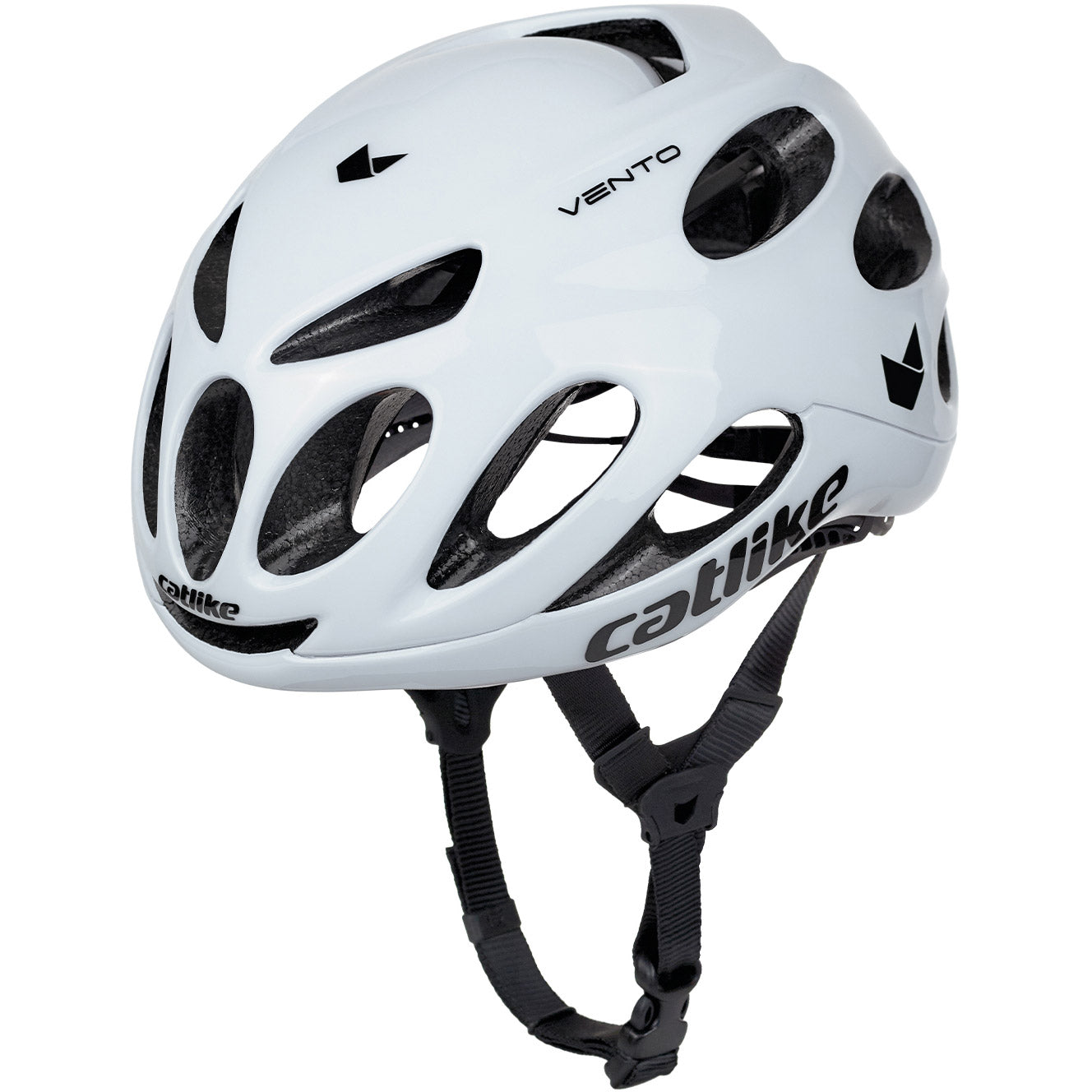 Catlike racehelm Vento maat S 52-54cm wit glans