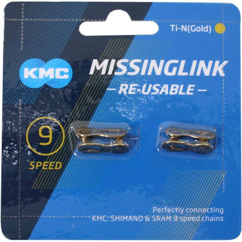 KMC Fietsketting 9R Ti-N Goud 6.6mm