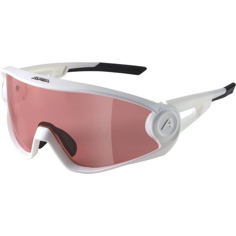 Lunettes Alpina 5W1NG blanc mat Q+CMR