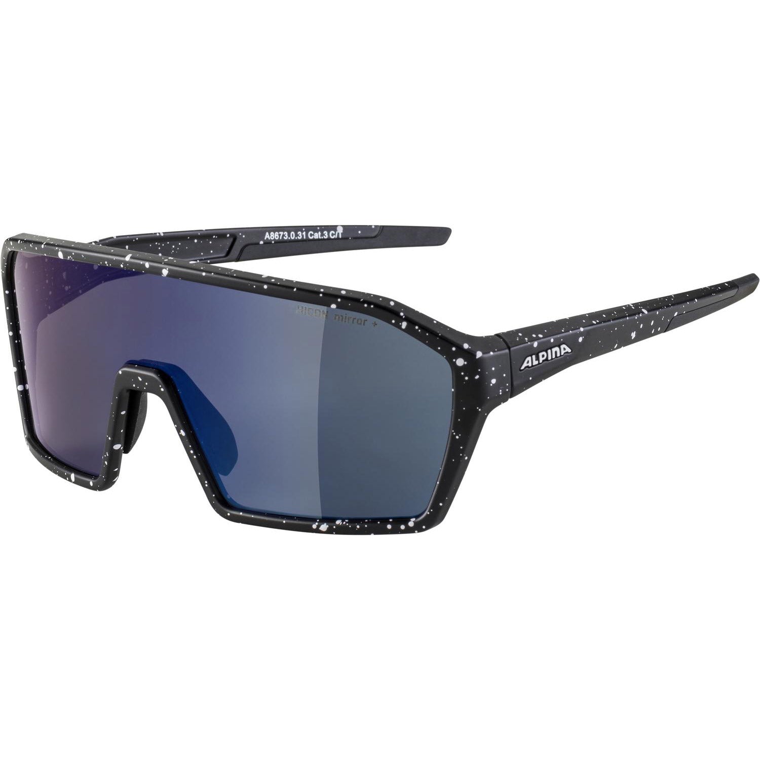 alpin | Lunettes de sport | Plastique | Noir