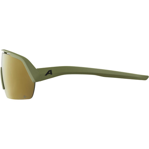 Lunettes Alpina Turbo-HR Q-Lite antibrouillard br. miroir olive cat.3