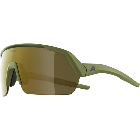 Lunettes Alpina Turbo-HR Q-Lite antibrouillard br. miroir olive cat.3