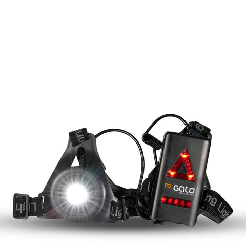 Gato high-viz chest light usb black one size