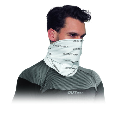 Outwet buff sjaal wit OW NECK uni size