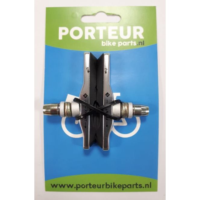 Remblokken Porteur v-brake inbus alu