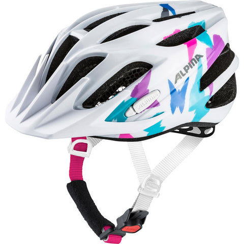 Casque Alpina FB JR. 2.0 papillon blanc brillant 50-55